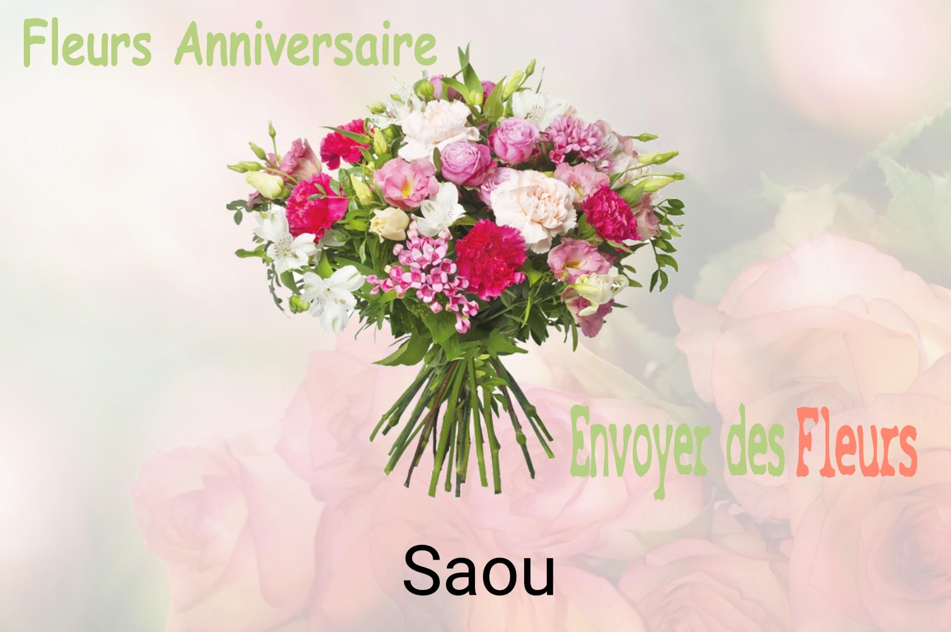 Bouquet de fleurs d’anniversaire livré à Saou